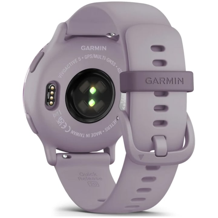 Garmin vivoactive 5 okosóra, GPS, 42 mm, Szilikon szíj, Slate/Fekete