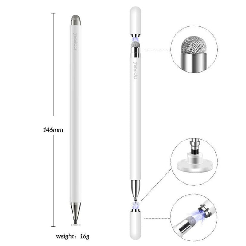 Touch Pen Yesido ST02 - Alb - NotebookGsm
