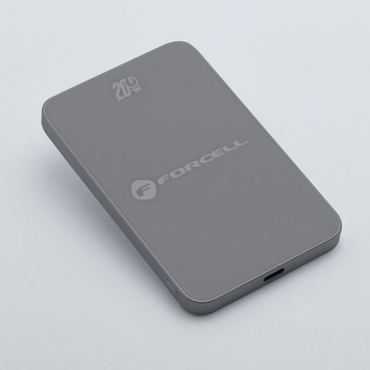 Forcell F-Energy SuperSlim F5K8 külső akkumulátor, 5000 mAh, USB-C