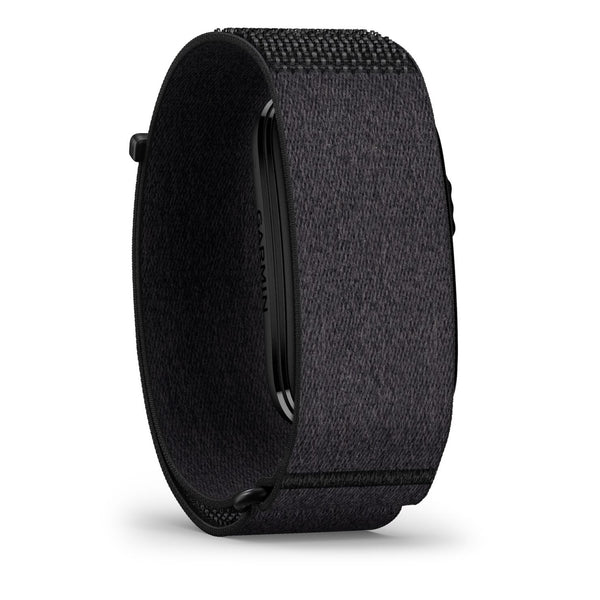 Garmin Cirqa Smart Band negru, cu curea textilă, imagine oficială Garmin