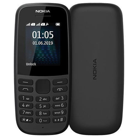 Nokia 105 (2019) Mobiltelefon, Dual SIM, Kék