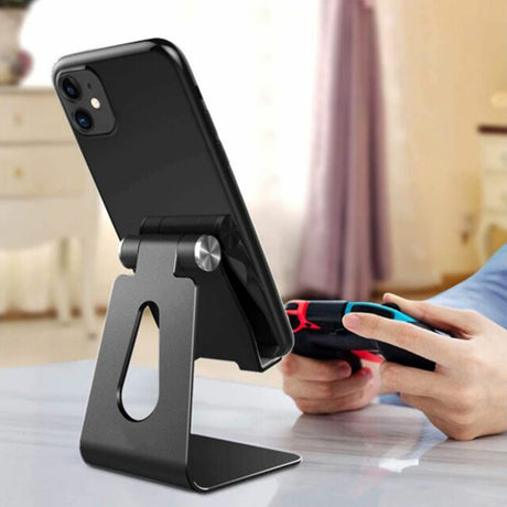 Suport Techsuit (Z4a), Folding Feature, for Phone, Tablet, max 8", Negru