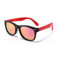Techsuit Sunglasses Polarised (D802), for Kids, UV Protection, Negru / Pink
