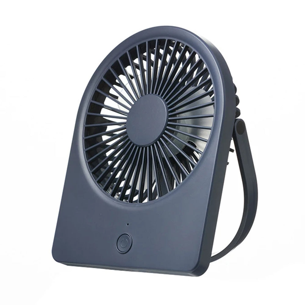 Techsuit Mini Fan (CT-108), Portable, Rechargeable, USB, Albastru