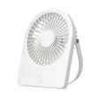 Techsuit Mini Fan (CT-108), Portable, Rechargeable, USB, Alb
