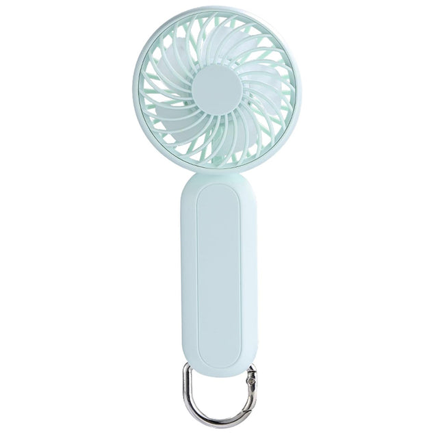 Techsuit Handheld Fan (A217), USB Rechargeable, Three Speeds, 1200mAh, Verde