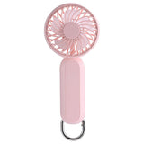 Techsuit Handheld Fan (A217), USB Rechargeable, Three Speeds, 1200mAh, Roz