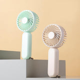 Techsuit Handheld Fan (A217), USB Rechargeable, Three Speeds, 1200mAh, Roz