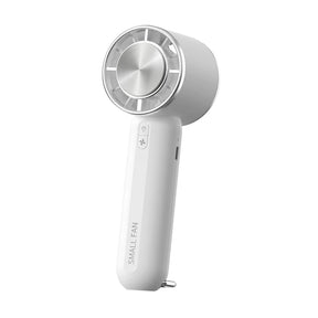 Techsuit Handheld Fan (HX138), Portable, Rechargeable, Three Speeds, with Flashlight, 1200mAh, Alb