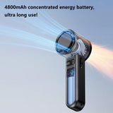 Techsuit Premium Handheld Fan (F83), Portable, Adjustable, Rechargeable, 4800mAh, Gri