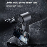 Techsuit Premium Handheld Fan (F83), Portable, Adjustable, Rechargeable, 4800mAh, Negru