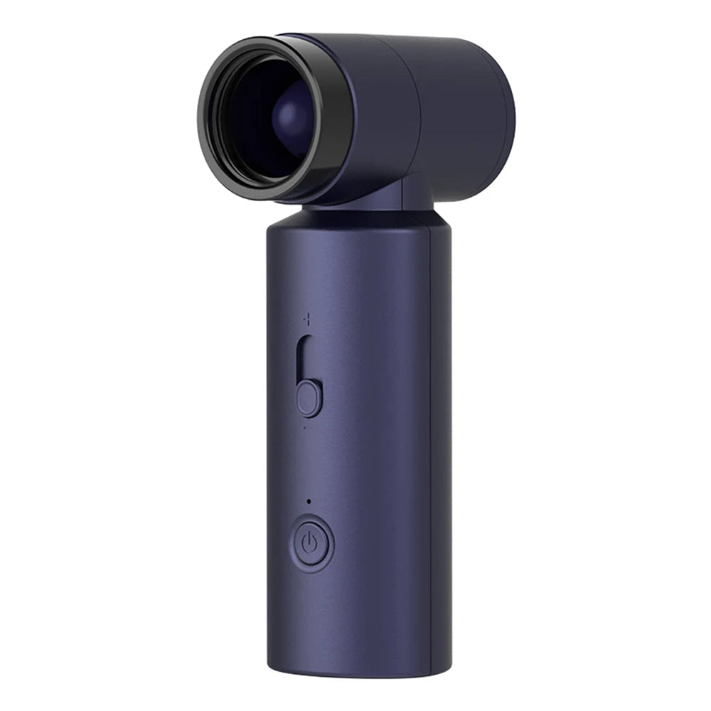 Techsuit Premium Handheld Fan (FS15), Multifunctional, Portable, Adjustable, 80000rpm, Rechargeable, 4500mAh, Bleumarin