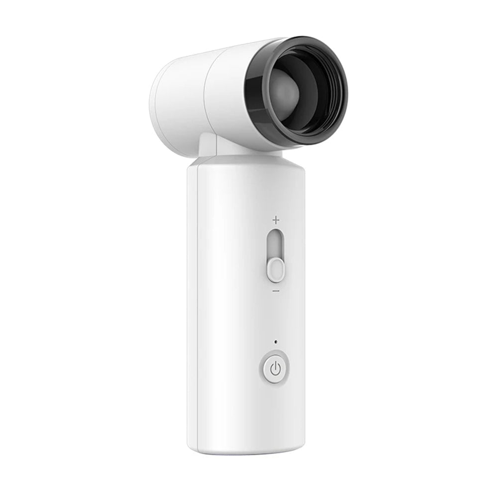 Techsuit Premium Handheld Fan (FS15), Multifunctional, Portable, Adjustable, 80000rpm, Rechargeable, 4500mAh, Alb