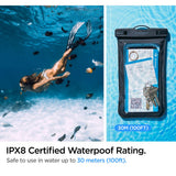 Spigen (set de 2) Waterproof Case A601 (AMP04523), IPX8, for Phone 3.5 - , Negru