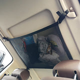 Gadget Techsuit Car Organizer (CNO-T1), Storage Net for Car Ceiling (L78x53cm), Negru