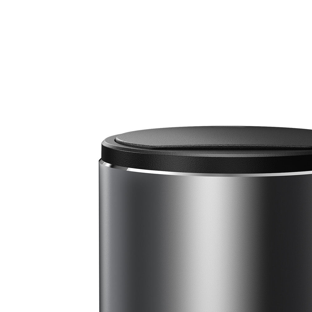 Gadget Baseus Trash Can Gentleman Style (CRLJT-0G), with 30 Garbage Bags, Aluminum Alloy, ABS, 500ml, Gri Inchis