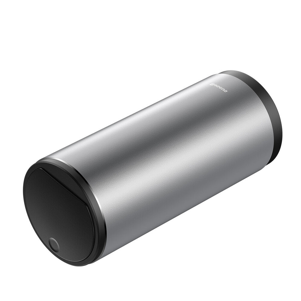 Gadget Baseus Trash Can Gentleman Style (CRLJT-0G), with 30 Garbage Bags, Aluminum Alloy, ABS, 500ml, Gri Inchis
