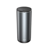 Gadget Baseus Trash Can Gentleman Style (CRLJT-0G), with 30 Garbage Bags, Aluminum Alloy, ABS, 500ml, Gri Inchis