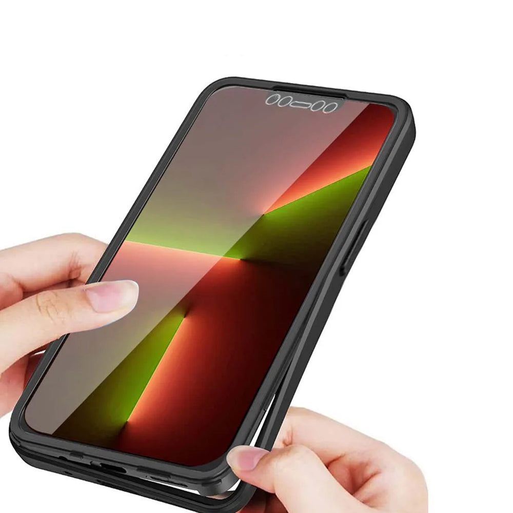 Folie de protectie Techsuit ColorVerse 360 Series + compatibil cu iPhone 13 Pro, Roz