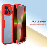 Folie de protectie Techsuit ColorVerse 360 Series + compatibil cu iPhone 13 Pro, Roz