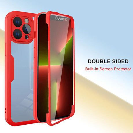 Folie de protectie Techsuit ColorVerse 360 Series + compatibil cu iPhone 13 Pro, Roz