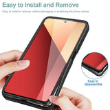 Folie de protectie Techsuit ColorVerse 360 Series + compatibil cu Xiaomi Redmi Note 13 Pro 4G / Poco M6 Pro 4G, Roz