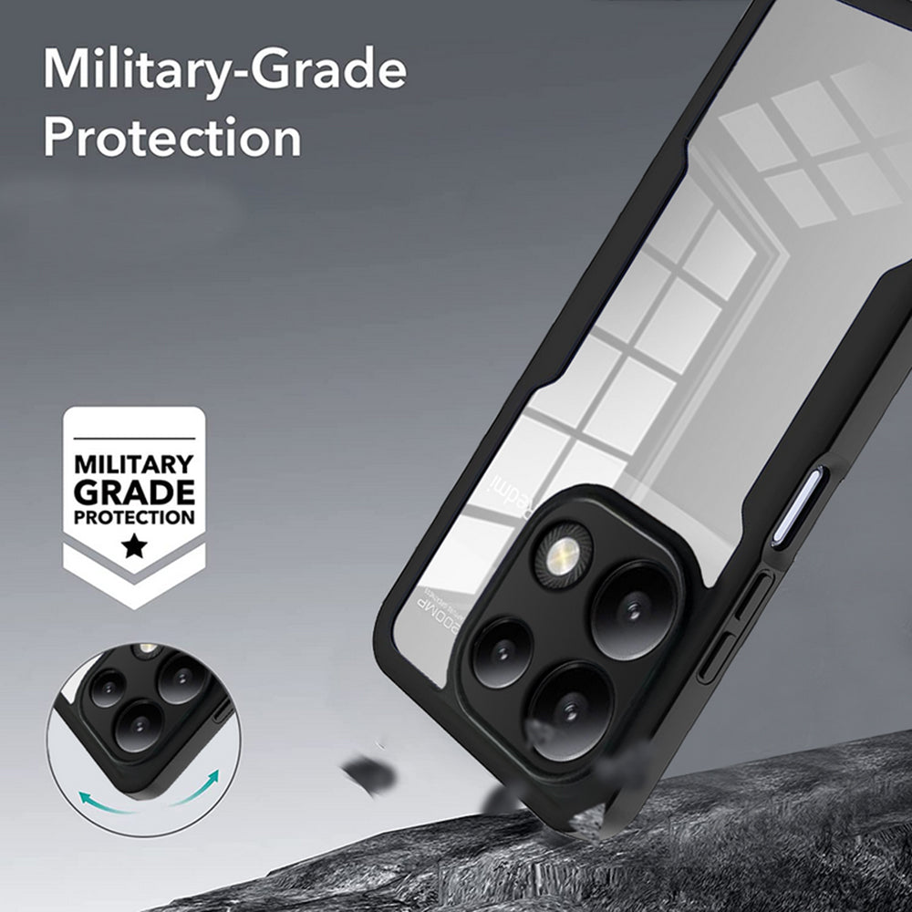 Folie de protectie Techsuit ColorVerse 360 Series + -Xiaomi Redmi Note 13 Pro 4G / Poco M6 Pro 4G compatibil cu Black