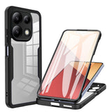 Folie de protectie Techsuit ColorVerse 360 Series + compatibil cu Xiaomi Redmi Note 13 4G, Negru