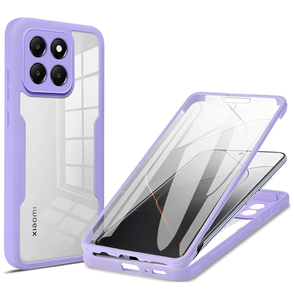 Folie de protectie Techsuit ColorVerse 360 Series + compatibil cu Xiaomi 14, Mov