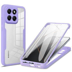 Folie de protectie Techsuit ColorVerse 360 Series + compatibil cu Xiaomi 14, Mov