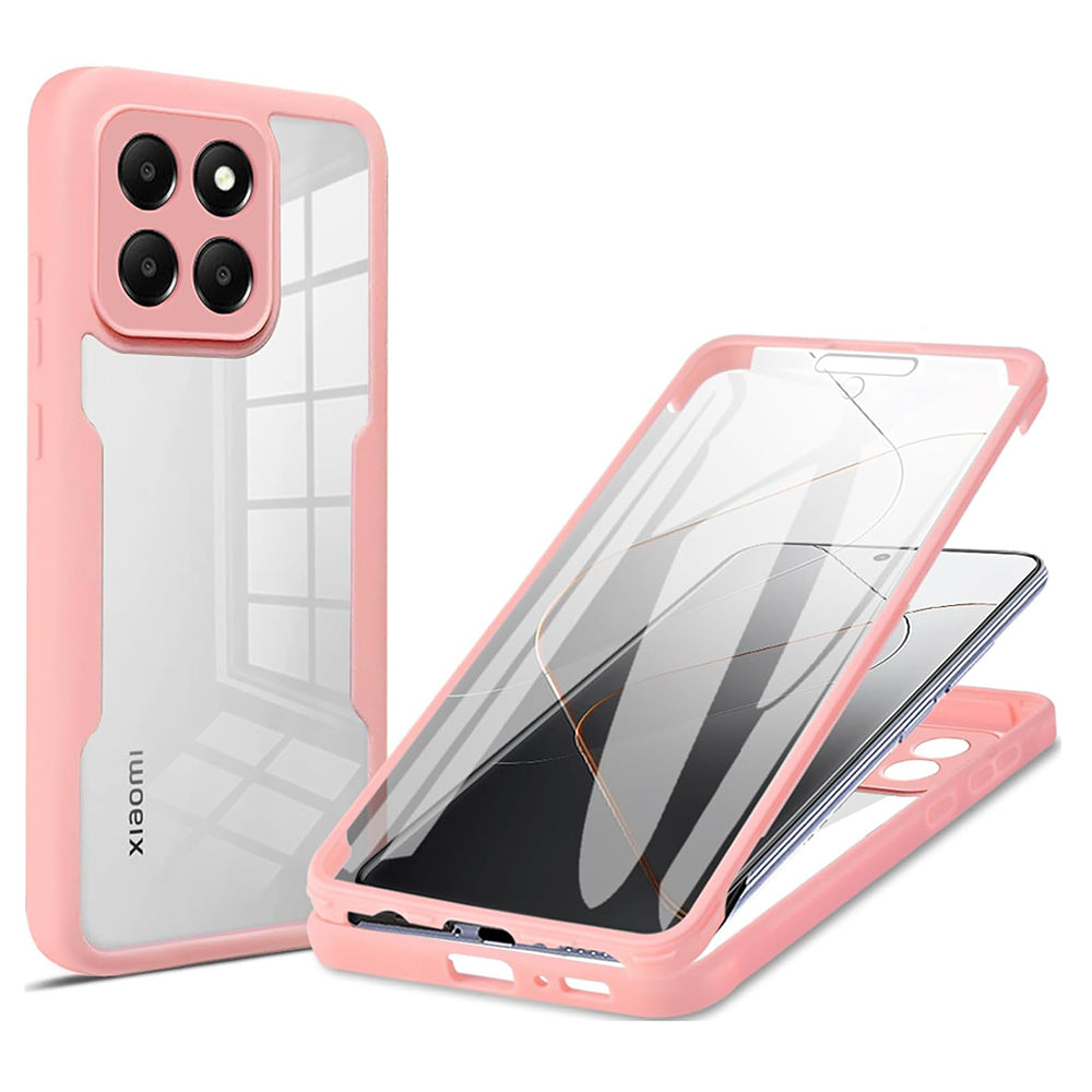 Folie de protectie Techsuit ColorVerse 360 Series + compatibil cu Xiaomi 14, Roz