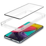Folie de protectie Spigen Glas.tR Align Master compatibil cu Samsung Galaxy M53 5G, Negru