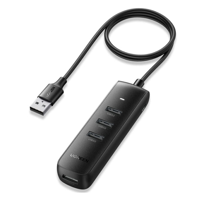 Hub/Dock Ugreen Connection Hub CM416 (80657), USB 3.0 to 4x USB-A, Type-C 5Gbps, 1m, Negru
