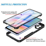 Folie de protectie Techsuit ColorVerse 360 Series + compatibil cu Samsung Galaxy A05, Negru