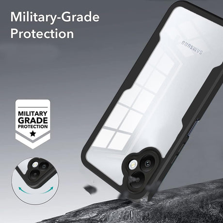 Folie de protectie Techsuit ColorVerse 360 Series + compatibil cu Samsung Galaxy A05, Negru