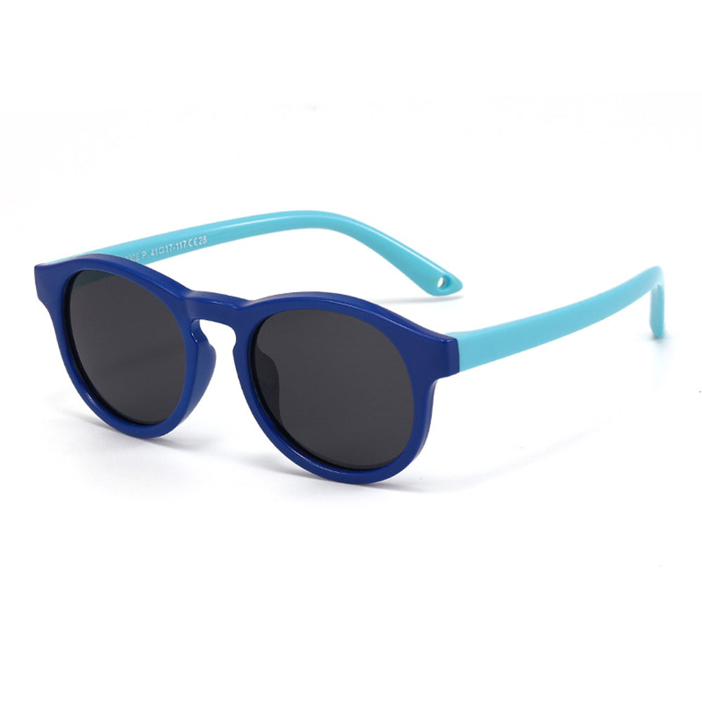 Techsuit Sunglasses Polarised 8308-C28 napszemüveg babáknak, kerek forma, szíjjal