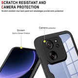Folie de protectie Techsuit ColorVerse 360 Series + compatibil cu Xiaomi 13T / 13T Pro, Negru