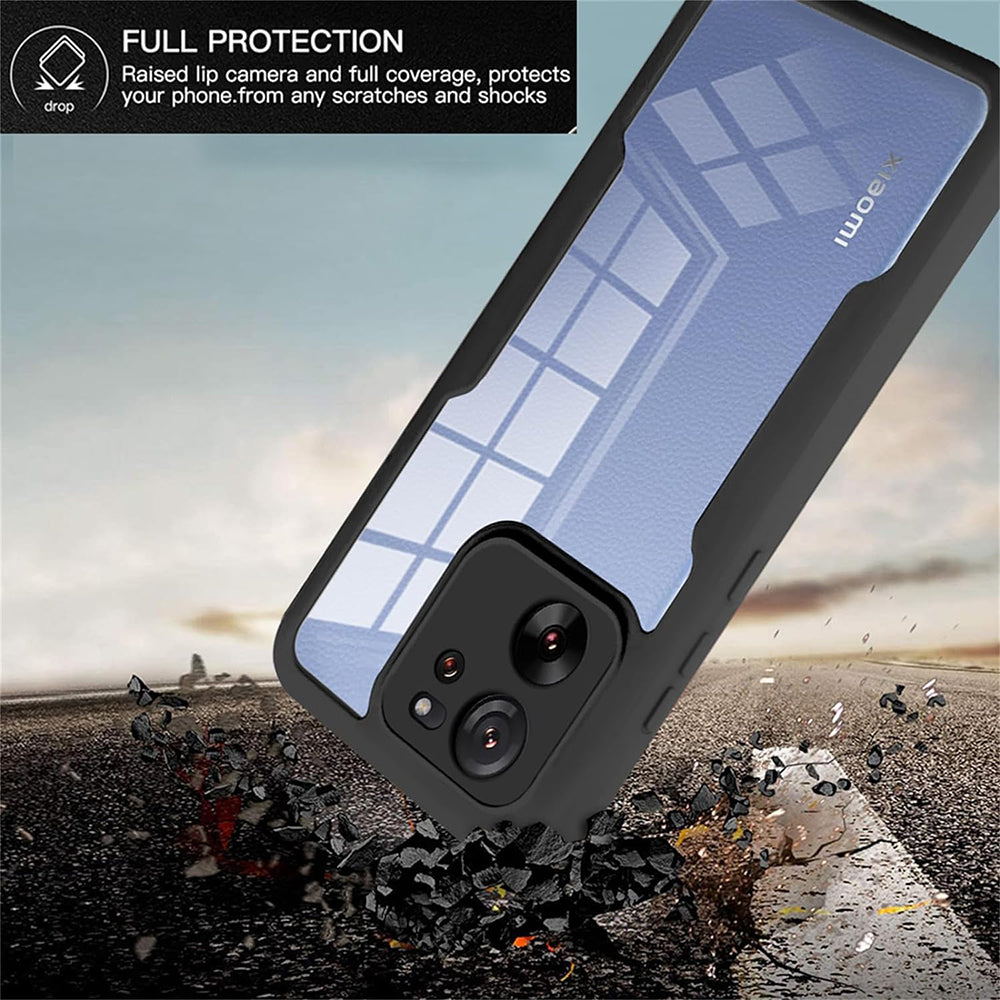 Folie de protectie Techsuit ColorVerse 360 Series + compatibil cu Xiaomi 13T / 13T Pro, Negru