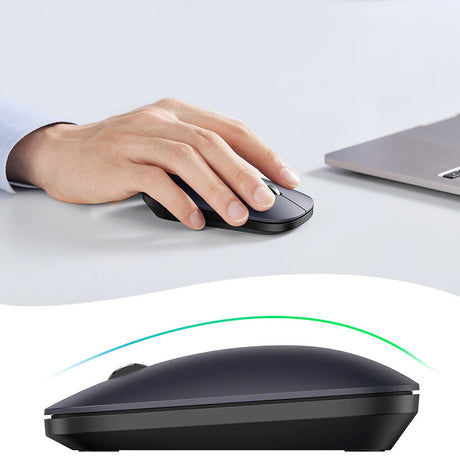 Tastatura/Mouse Ugreen Wireless Mouse MU001 (90372), Slim Design, Dual Mode, Adjustable DPI (1000-4000), Negru