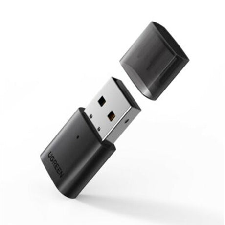 Adaptor Ugreen Wireless Adapter Bluetooth CM390 (80889), for Keyboards, Phones, Earphones, Negru