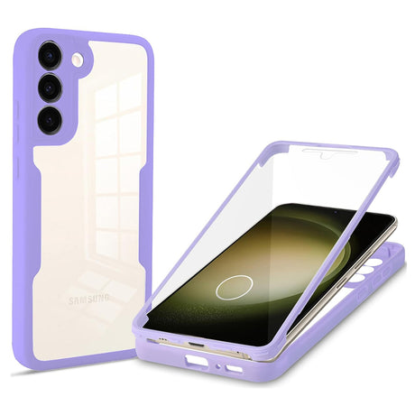 Folie de protectie Techsuit ColorVerse 360 Series + compatibil cu Samsung Galaxy S23 Plus, Mov