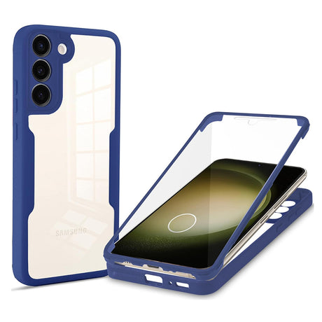 Folie de protectie Techsuit ColorVerse 360 Series + compatibil cu Samsung Galaxy S23 Plus, Albastru