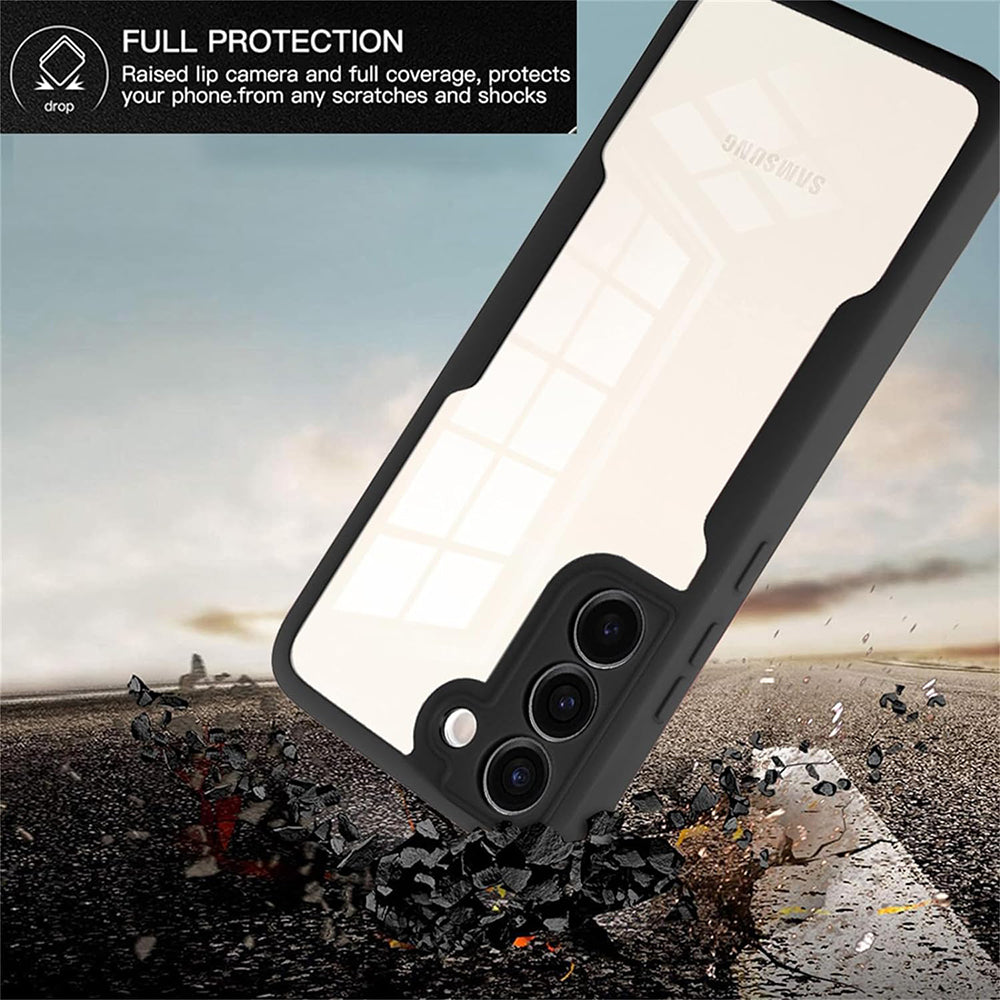 Folie de protectie Techsuit ColorVerse 360 Series + compatibil cu Samsung Galaxy S23 Plus, Albastru