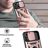 Husa de protectie Techsuit CamShield Series compatibil cu iPhone 14 Pro, Roz Auriu