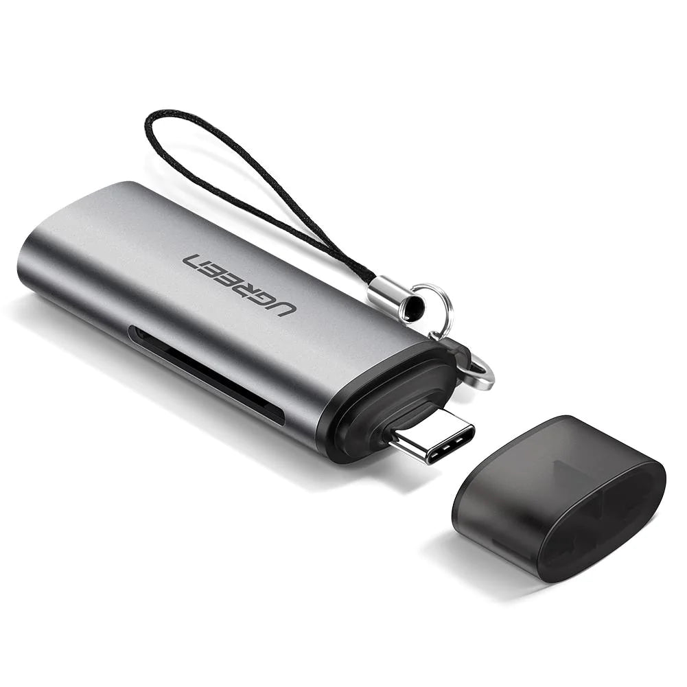 Cititor de Carduri tip C, SD, TF, 5Gbps - Ugreen CM184 (50704) - Gray