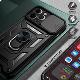 Husa de protectie Techsuit CamShield Series compatibil cu iPhone 11 Pro, Roz Auriu