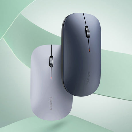 Tastatura/Mouse Ugreen Wireless Mouse MU001 (90373), Slim Design, Dual Mode, Adjustable DPI (1000-4000), Gri