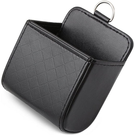 Gadget Techsuit Car Organizer (CO-P1), Air Vent Storage Pocket for Small Objects, Negru