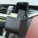 Gadget Techsuit Car Organizer (CO-P1), Air Vent Storage Pocket for Small Objects, Negru