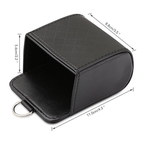 Gadget Techsuit Car Organizer (CO-P1), Air Vent Storage Pocket for Small Objects, Negru